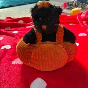 Plush Black and Orange